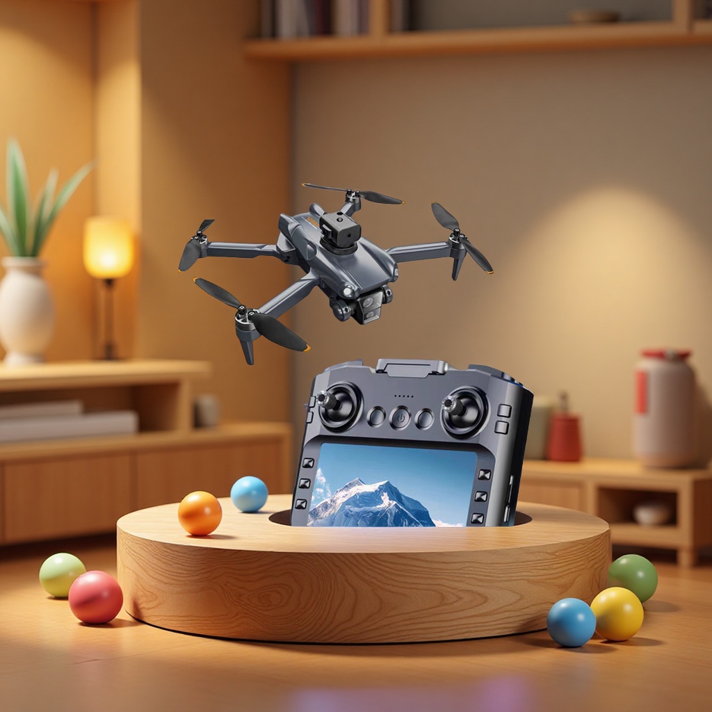 High-definition aerial photography drone, digital Trade center toy drone, portable intelligent remote control drone details Picture