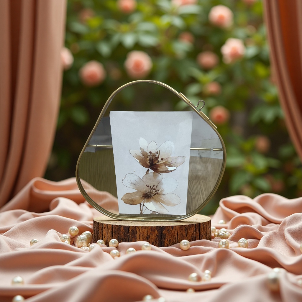 创意异型桌面摆件相框装饰个性相框创意装饰品家居摆设艺术摆件黄铜小摆件