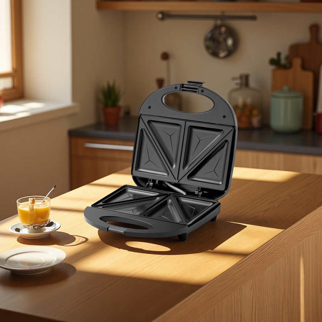 Sonifer sandwich maker, breakfast maker, household non-stick coating toaster, gritter, SF-6048 kitchen appliances details Picture