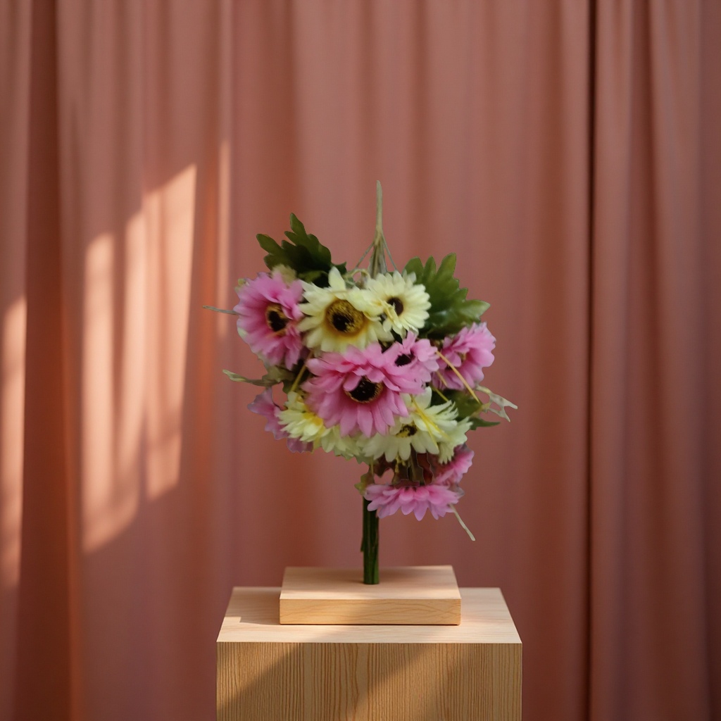 仿真花簪花毛线花花头装饰手工假花配饰多款可选多色可以选仿真花郁金香仿真花细节图