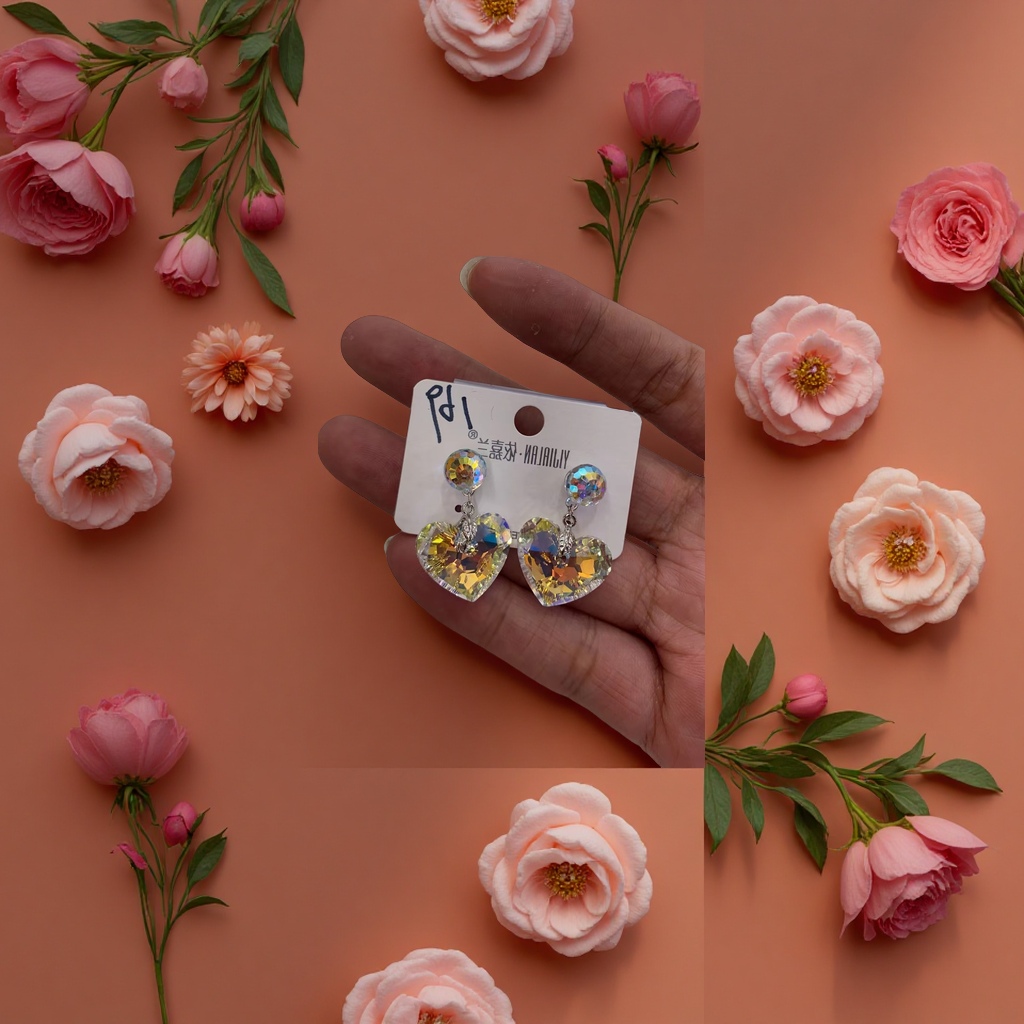 儿童耳饰实物图