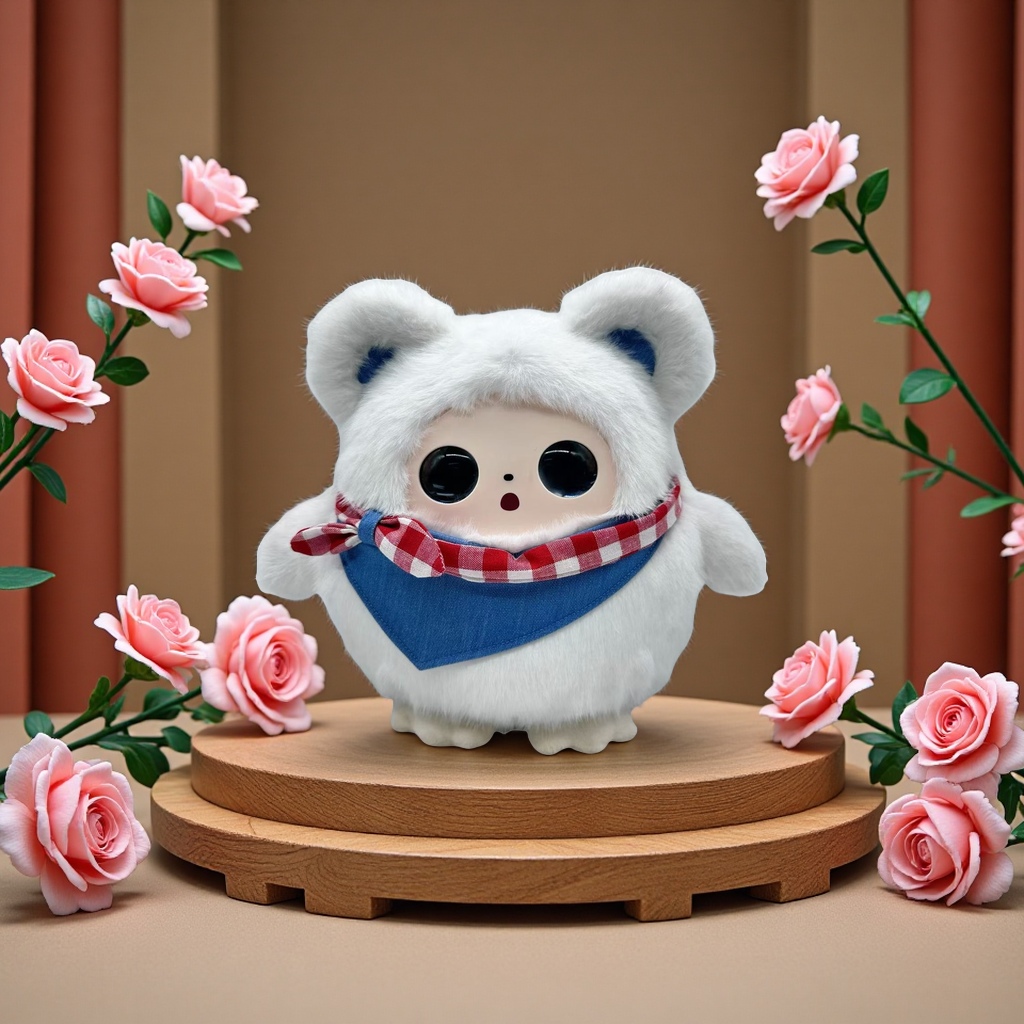 Ai潮玩毛绒玩具智能陪伴机器人儿童玩具互动趣味可爱萌趣礼物