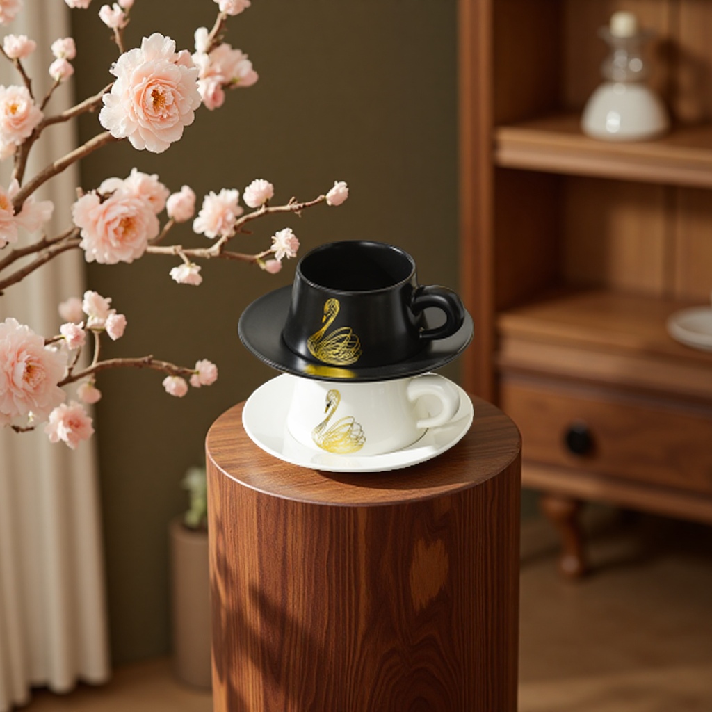 咖啡杯碟细节图