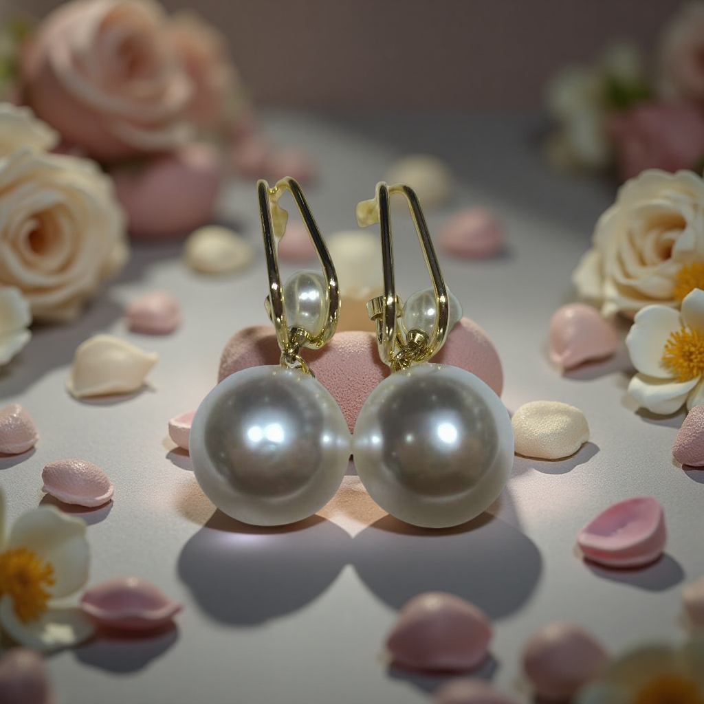 儿童耳饰实物图