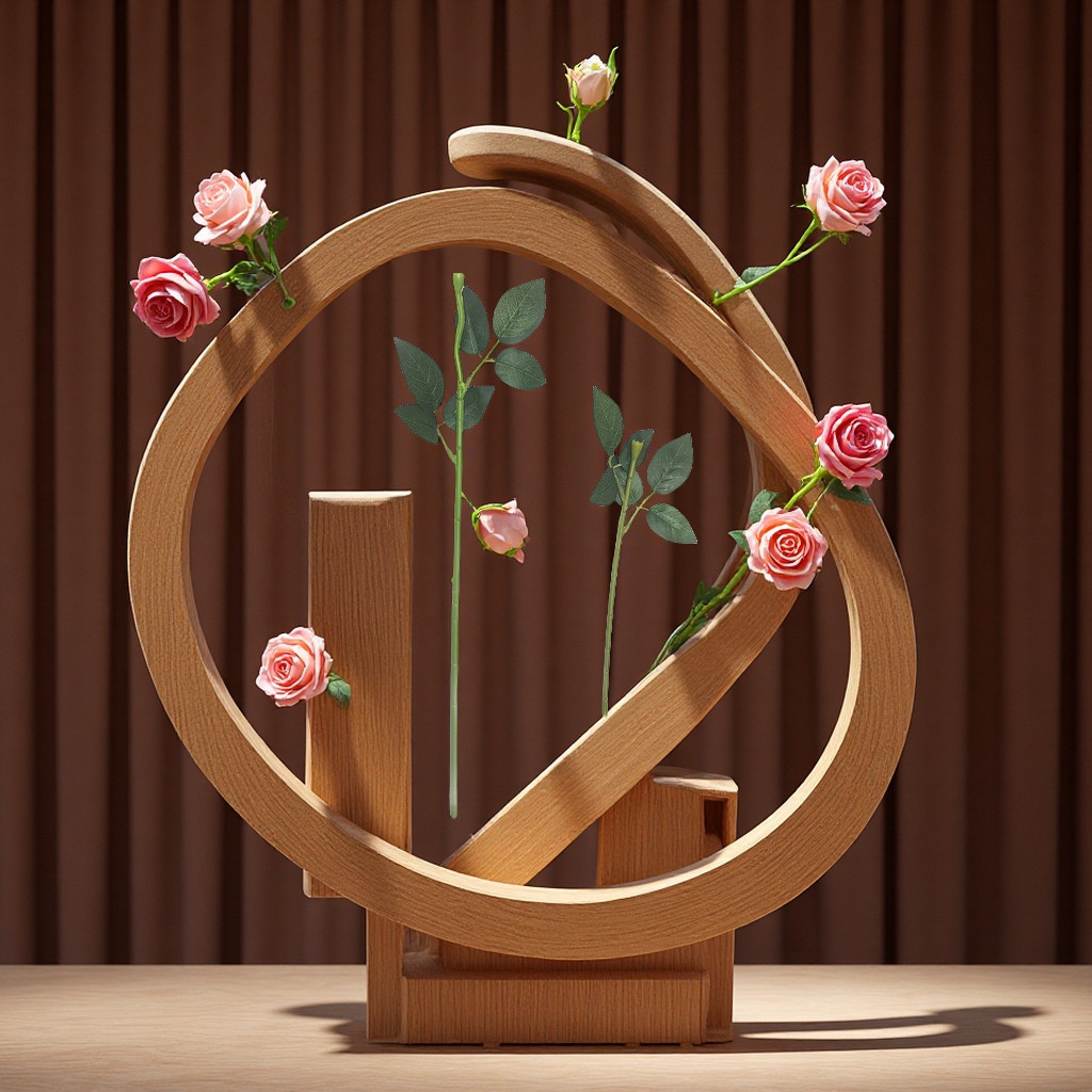 仿真玫瑰花杆配件带叶香皂花花枝玫瑰枝园艺装饰办公文化用仿真植物