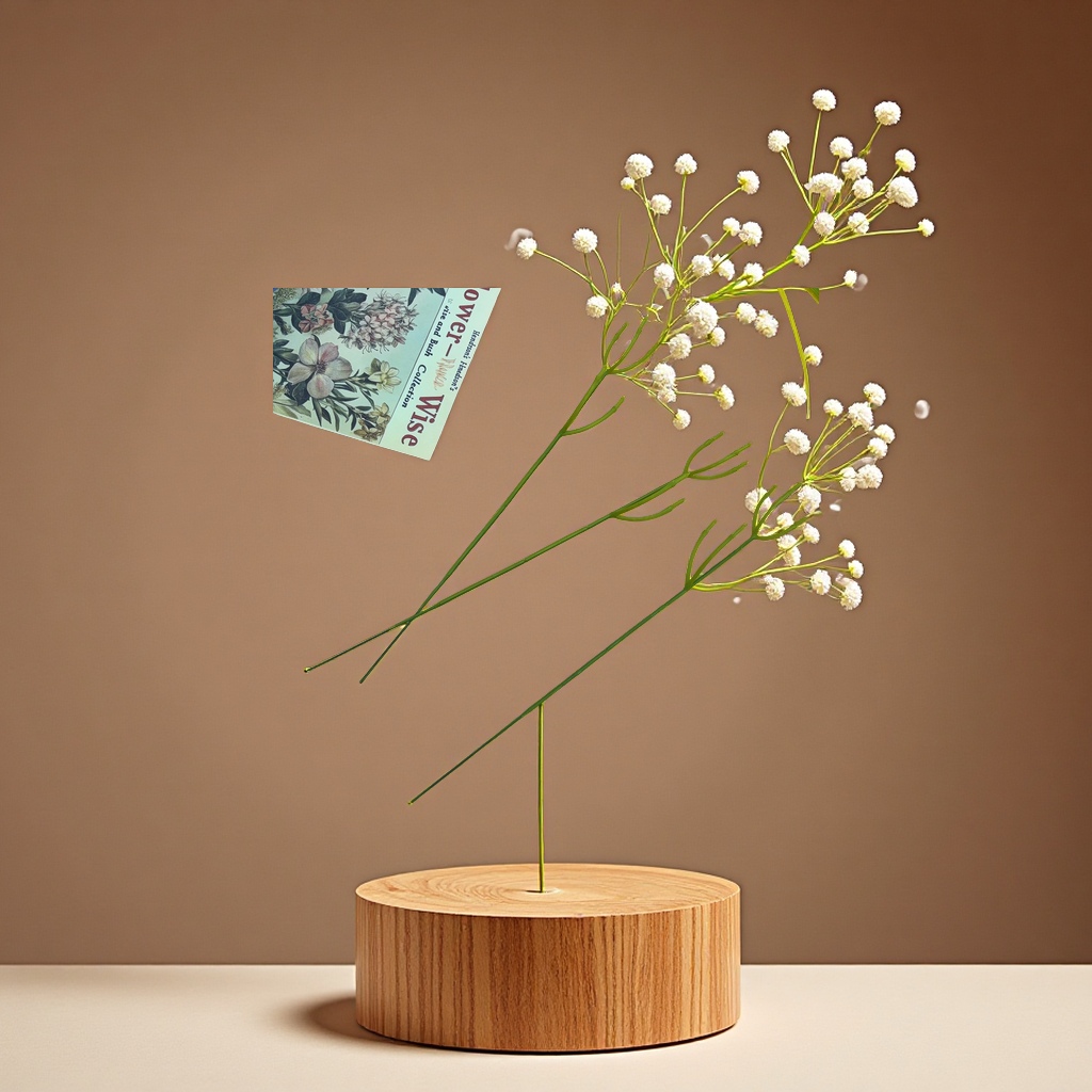 满天星仿真花枝单支25cm广东厂家直销花枝配件塑料铁丝办公文化园艺装饰