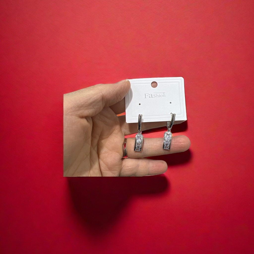 微镶耳环铜时尚简约耳饰耳钉女气质百搭个性耳饰品配饰