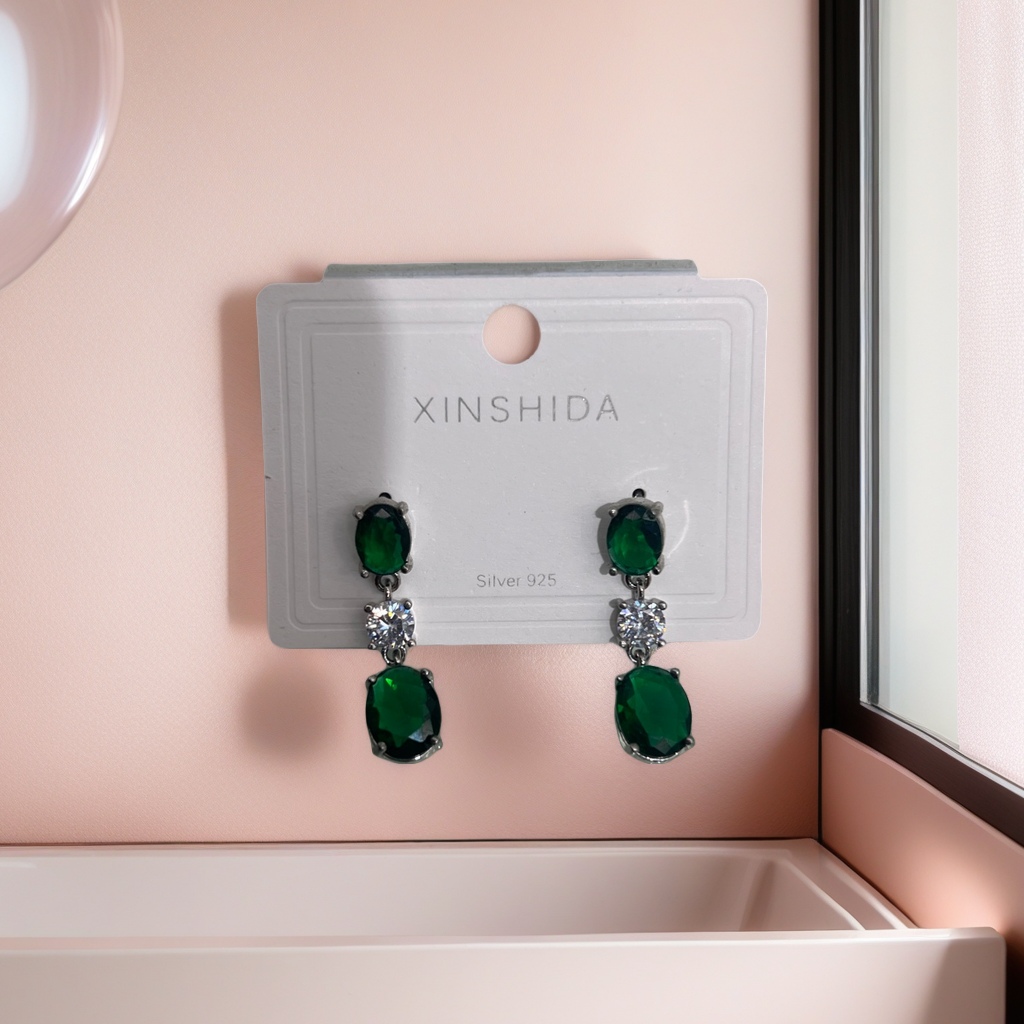 微镶锆石耳环时尚简约耳饰气质百搭耳坠女款赠品礼物