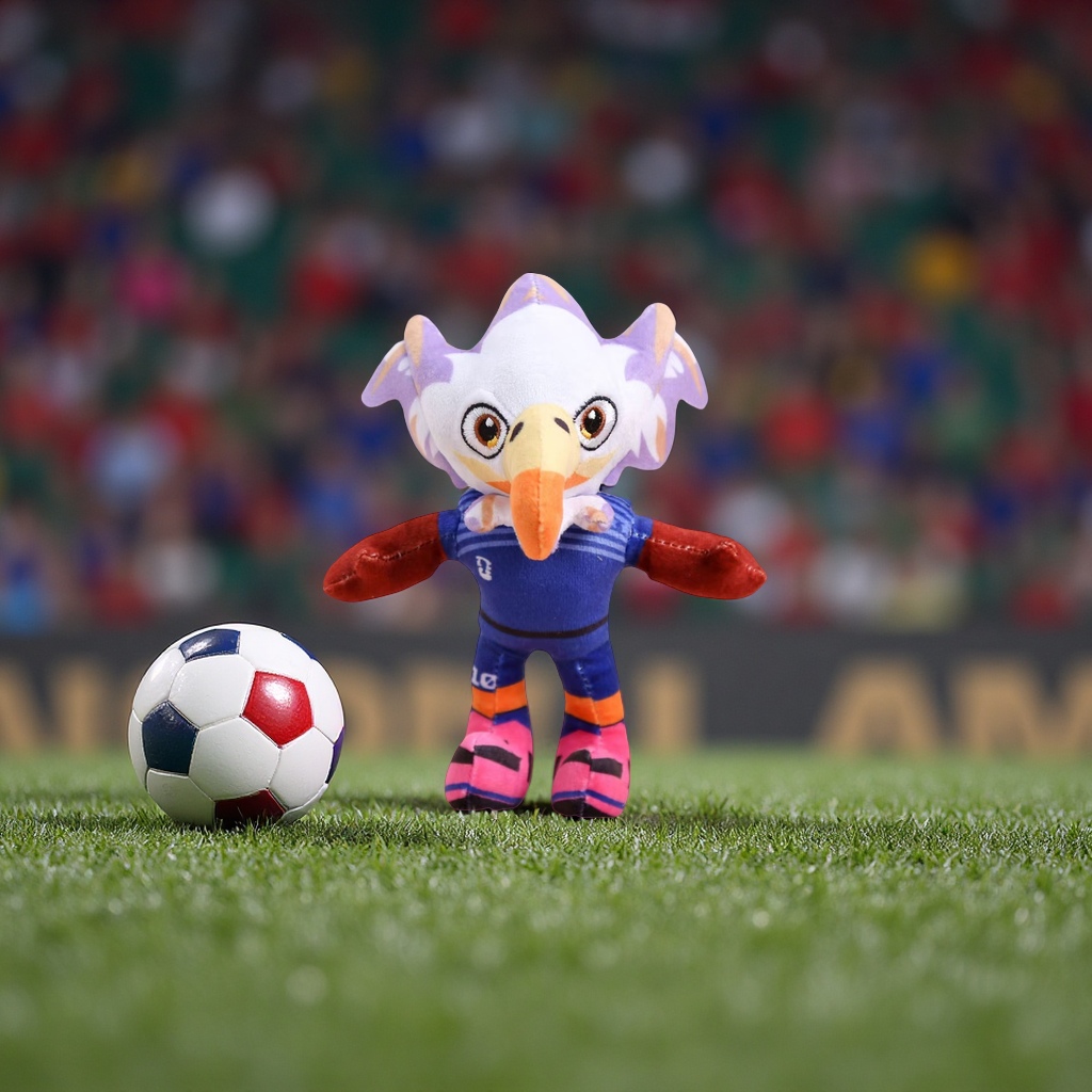 2026美加墨世界杯美国吉祥物白头鹰18cm毛绒玩具 软萌可爱手感舒适礼品收藏儿童玩偶