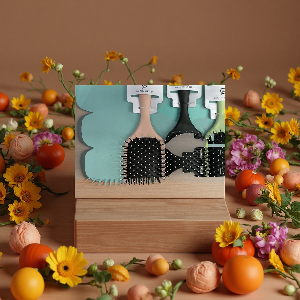 Fashionable winter massage comb, smooth hair strands, anti-static portable hairdressing and hair care comb, suitable for both men and women details Picture