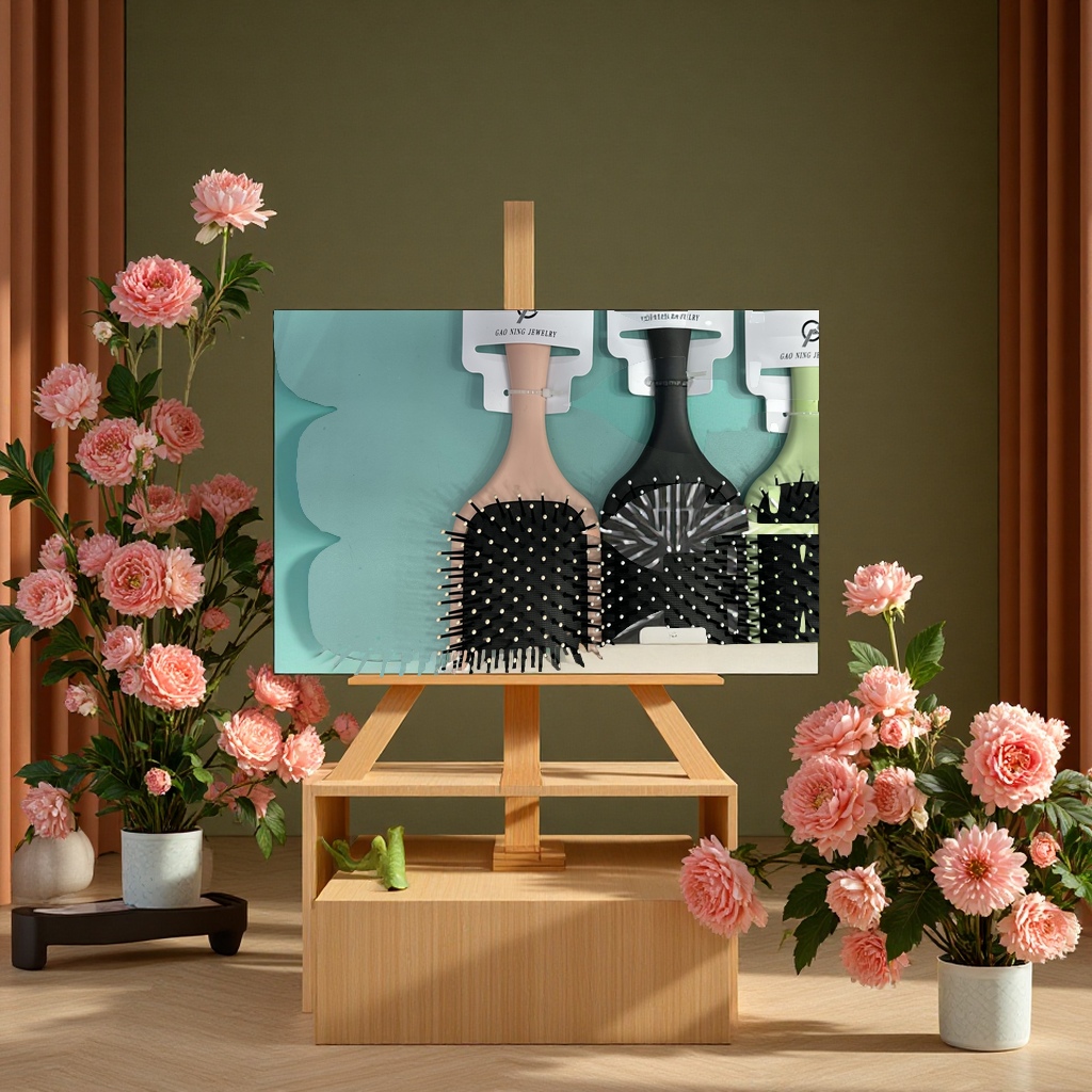 时尚冬款按摩梳子柔顺发丝防静电便携理发梳护发梳适用男女