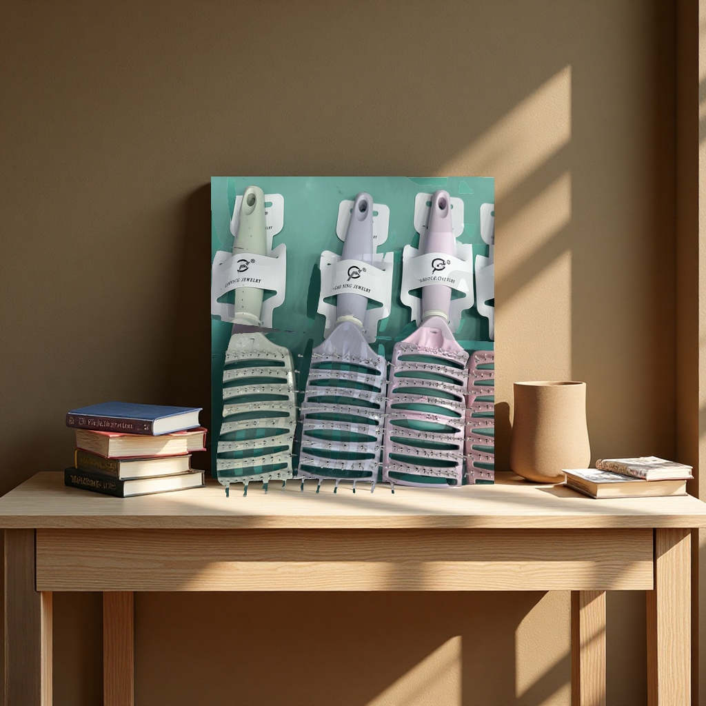 亮色时尚梳子多彩发梳便携美发工具简约设计发型整理梳子