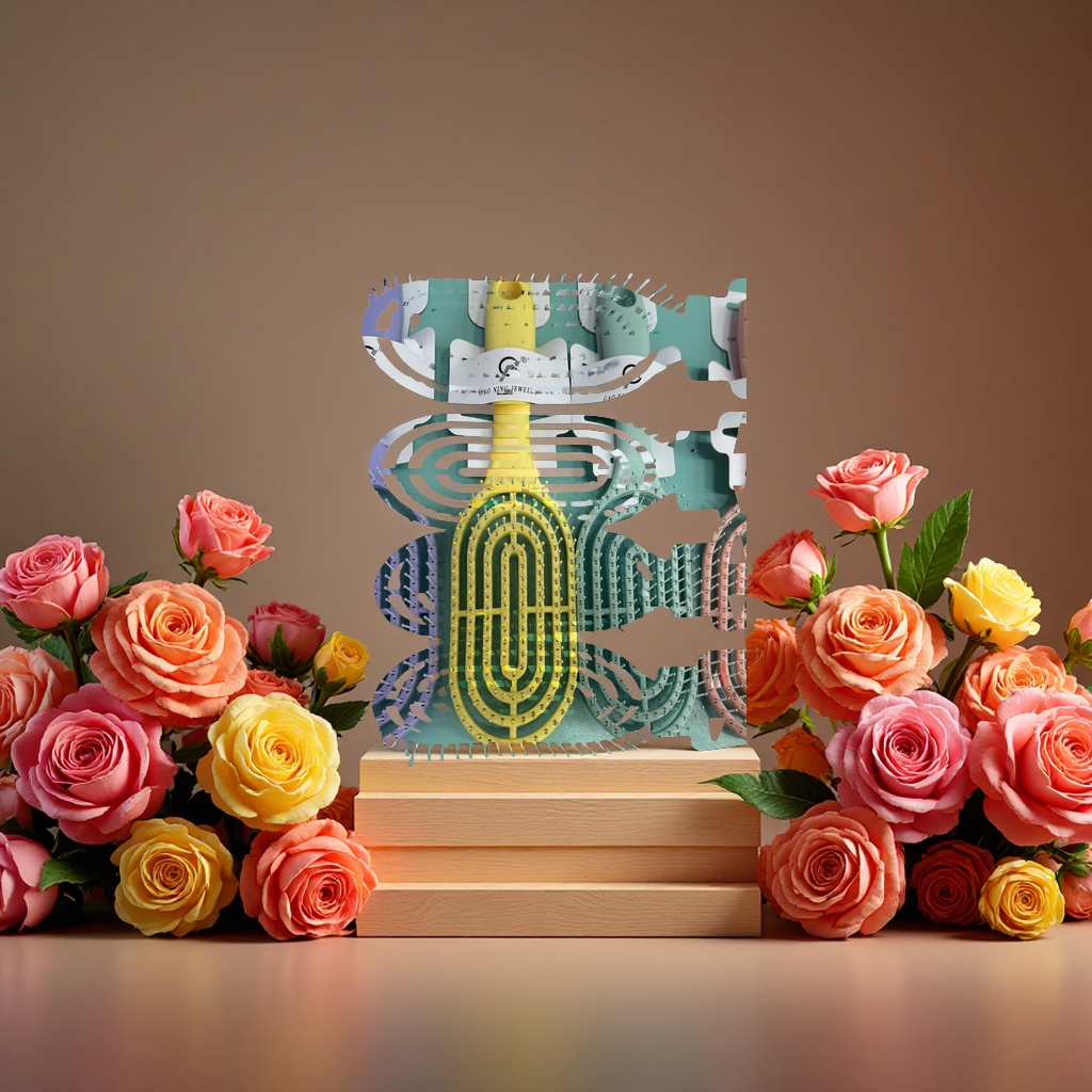 The rib comb is a fashionable and practical multi-functional hair comb, a portable hairdressing tool, and a simple design wonder Application Scenario