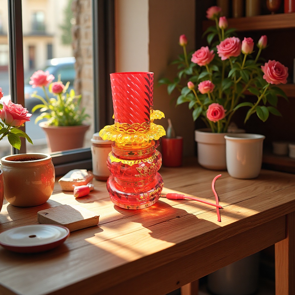 Environmentally friendly and safe electric candle, dual-purpose plug-in battery, silent and smokeless household decorative lamp, electronic candle Specification image