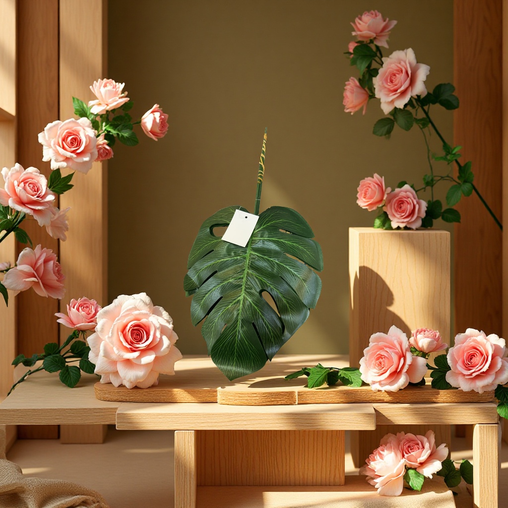 龟背竹绿植盆栽室内观叶植物大型景观绿化植物健康养护自然风格