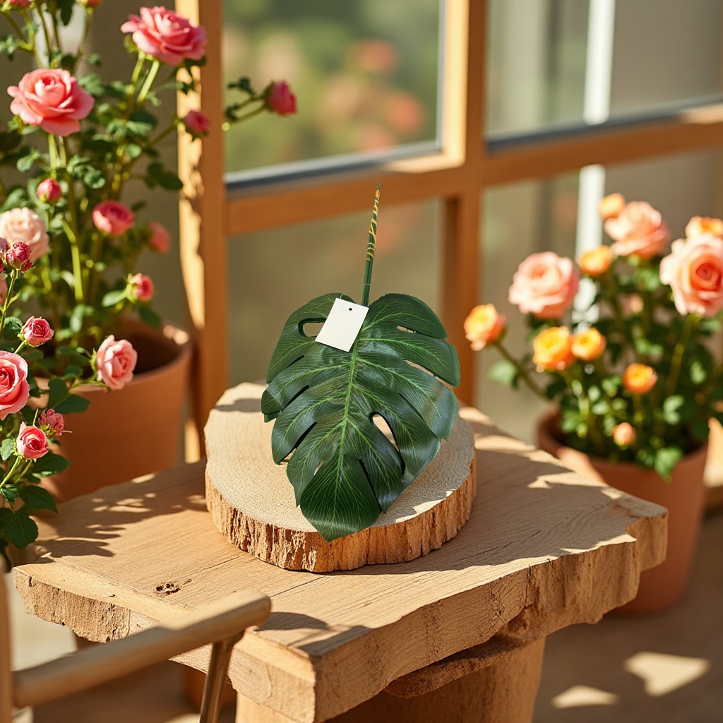 龟背竹绿植盆栽室内观叶植物大型景观绿化植物健康养护自然风格产品图