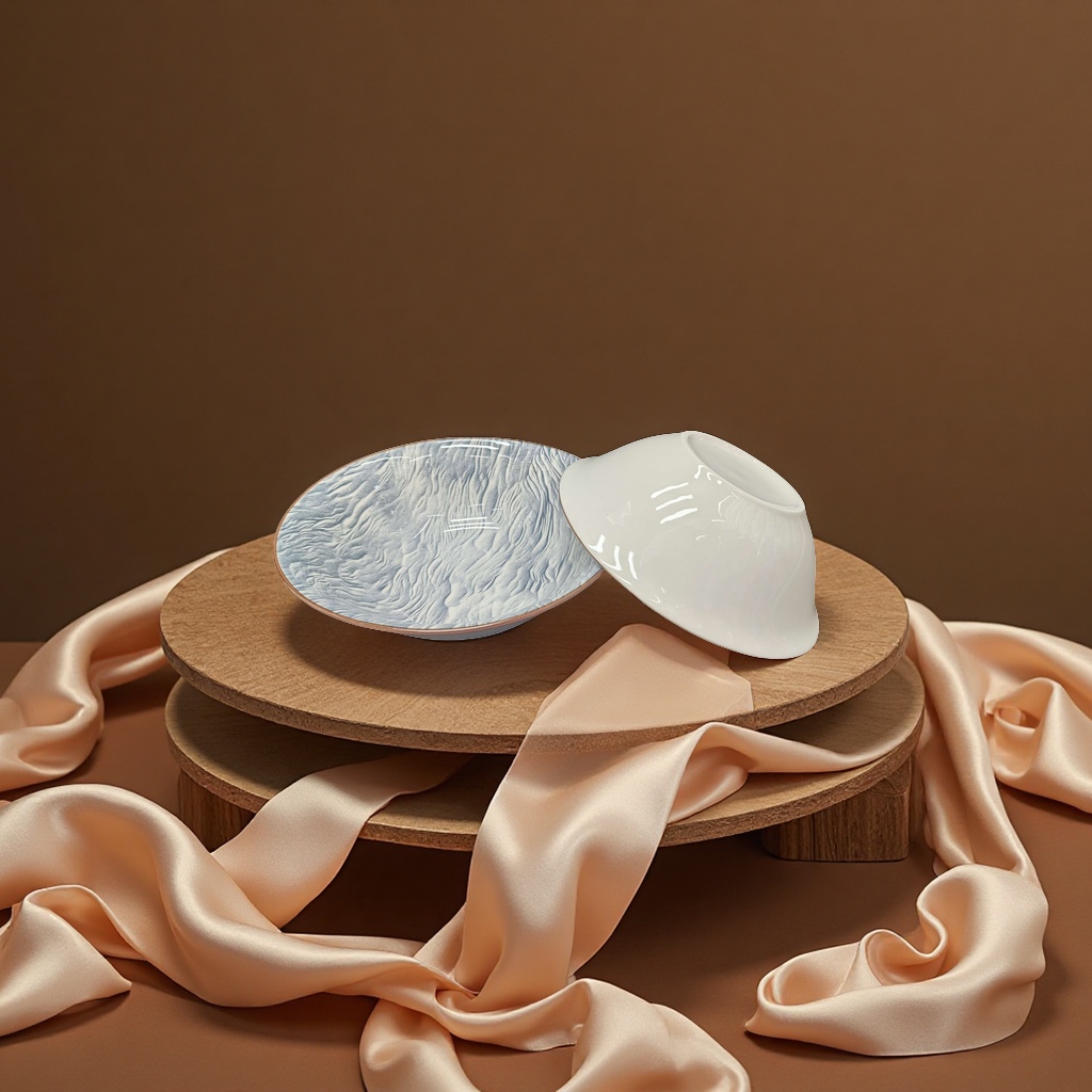 Wedding ceramic plate and bowl set, household tableware, creative tableware set, ceramic bowls, salad bowls, wheat straw square bowls, decorations 132242091 Specification image