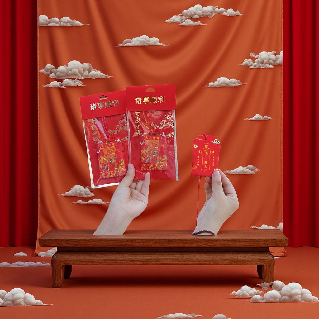 马年文创将军太岁香包锦囊福袋祈愿随身御守工艺礼品宗教用品