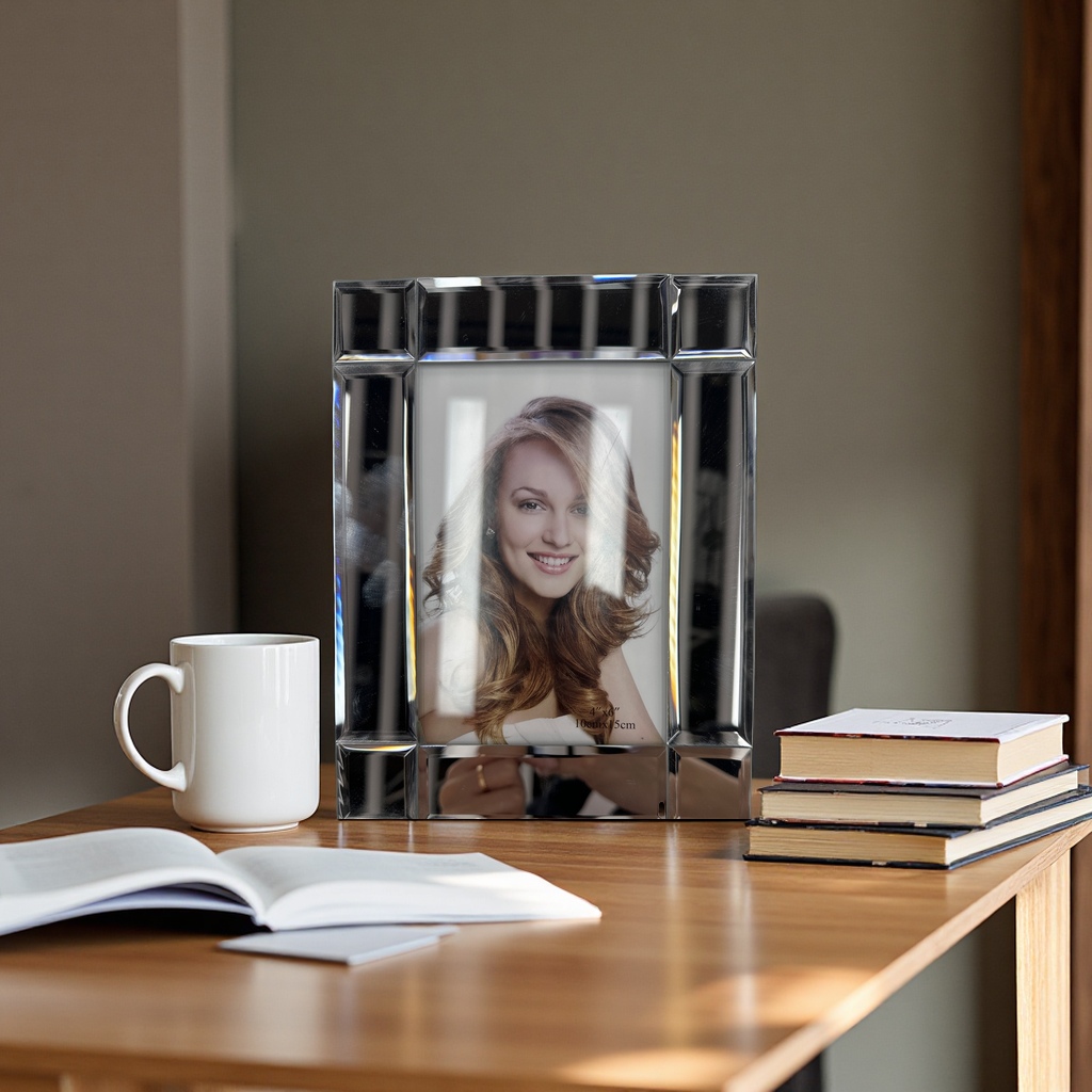 玻璃相框摆台婚纱照证书装饰礼物轻奢时尚简约创意家居摆设