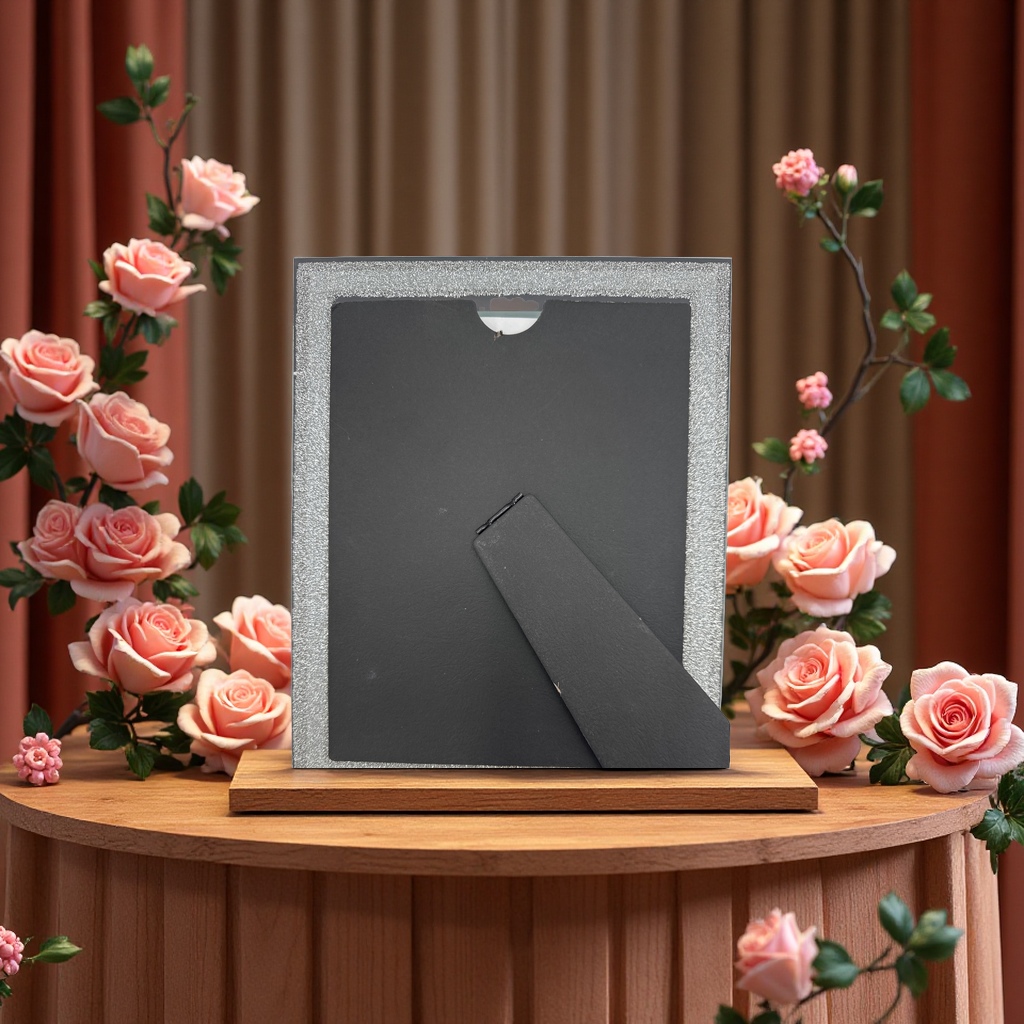 亮晶晶玻璃相框摆台创意礼物轻奢装饰品高清展示照片墙美观大方产品图