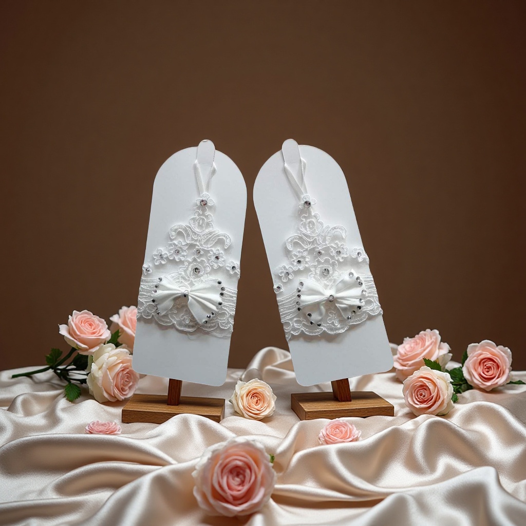 婚庆手套实物图