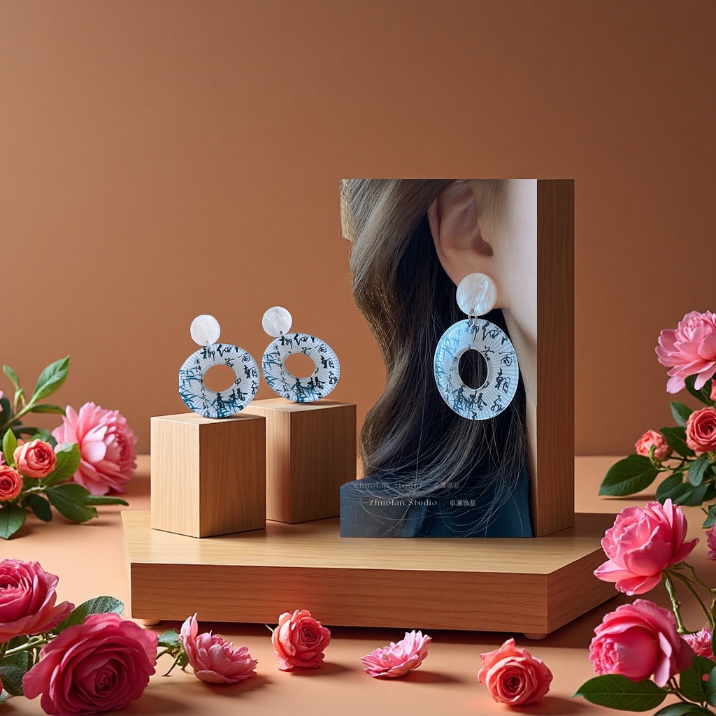 Crystal jewelry bracelets, necklaces, stud earrings, women's fashionable crystal jewelry gifts, simple and versatile accessories Application Scenario