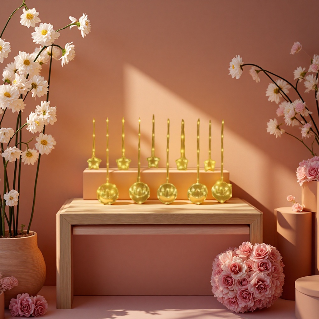 心形蜡烛产品图