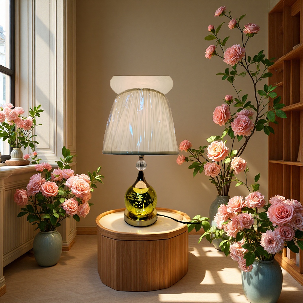 创意台灯护眼学习书桌卧室阅读台灯节能柔光台灯简约现代款式