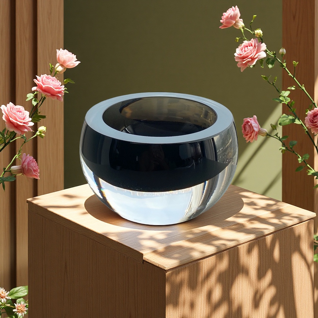 玻璃花瓶透明简约插花客厅家居装饰摆件现代创意花器多款尺寸白底实物图