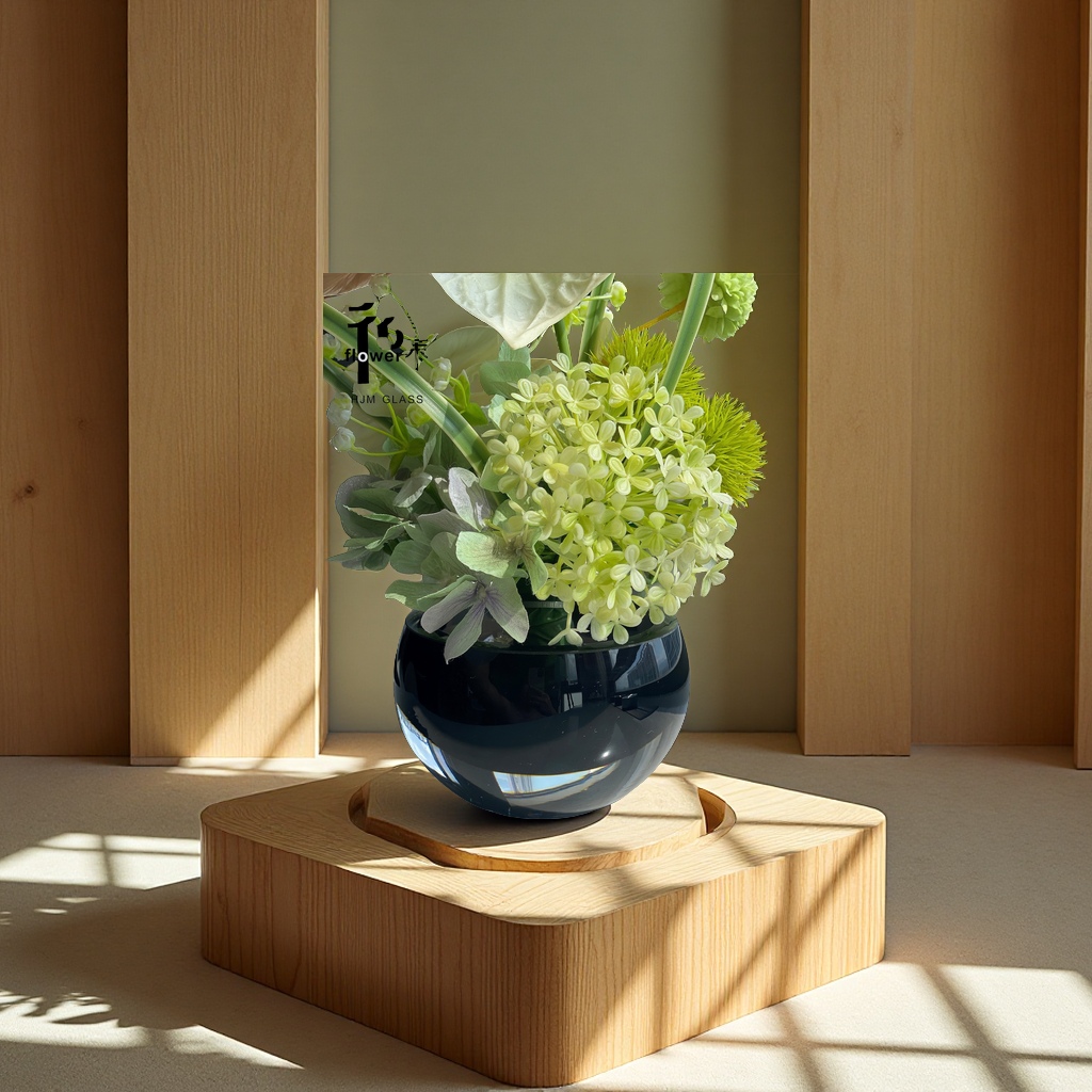 玻璃花瓶透明简约插花客厅家居装饰摆件现代创意花器多款尺寸产品图