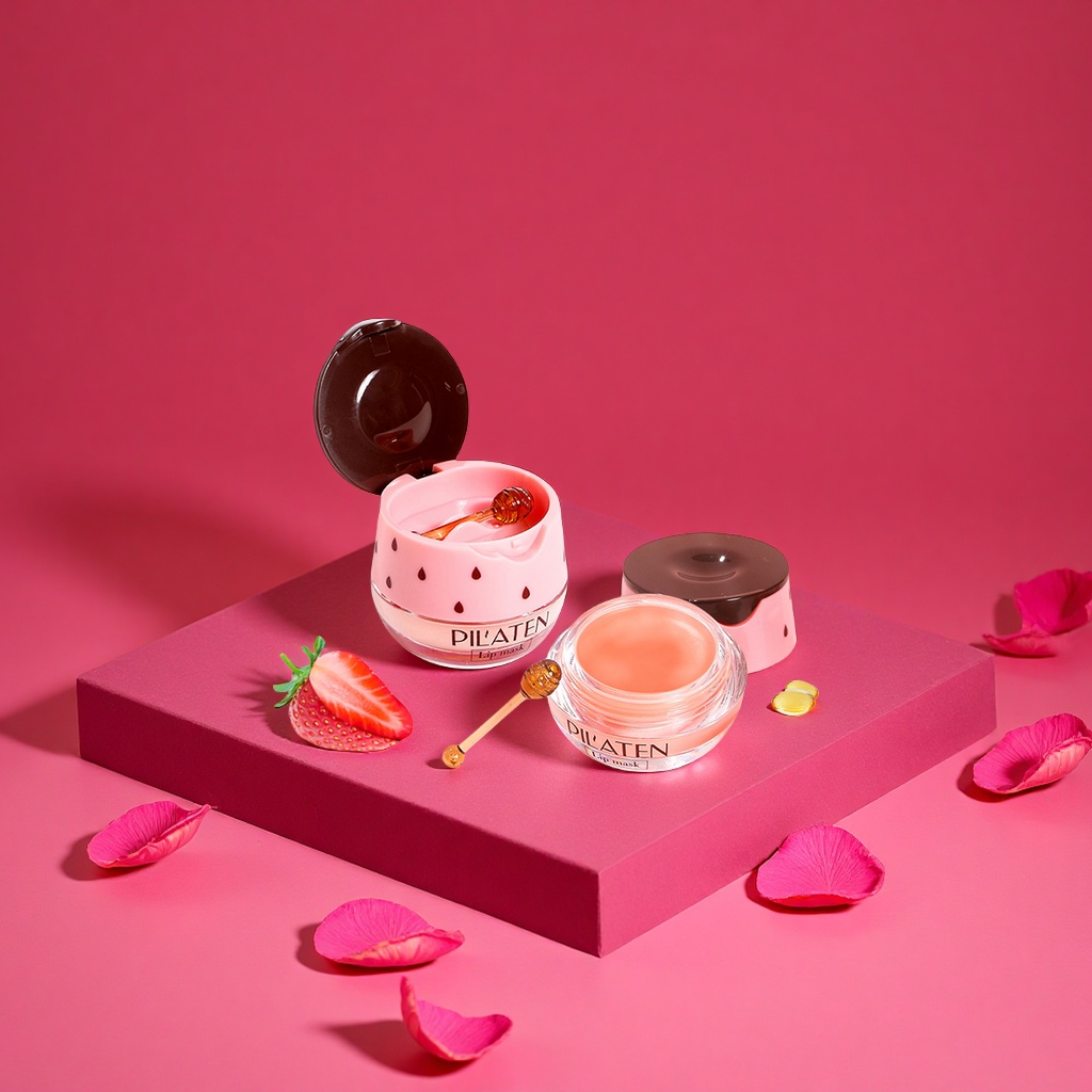 普拉缇娜少女晚安唇膜润泽软化角质提亮唇色粉嫩补水打底唇部护理