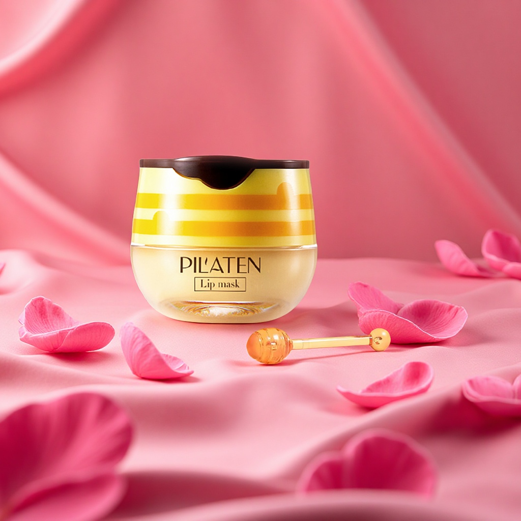 普拉缇娜少女晚安唇膜润泽软化角质提亮唇色粉嫩补水打底唇部护理产品图