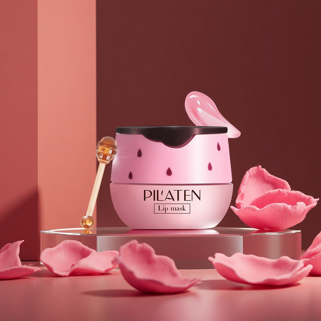 普拉缇娜少女晚安唇膜润泽软化角质提亮唇色粉嫩补水打底唇部护理细节图