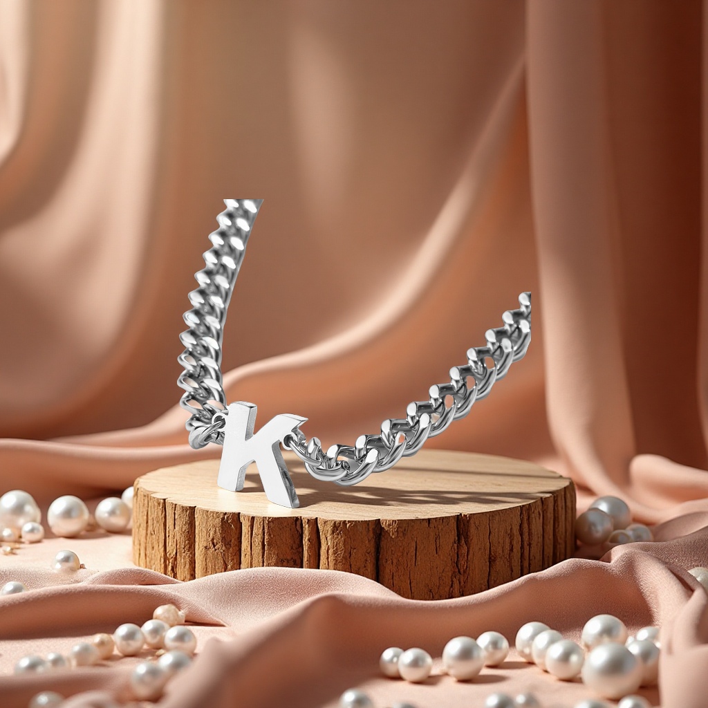 A fashionable and simple metal necklace, a versatile and personalized chain accessory gift for girls details Picture