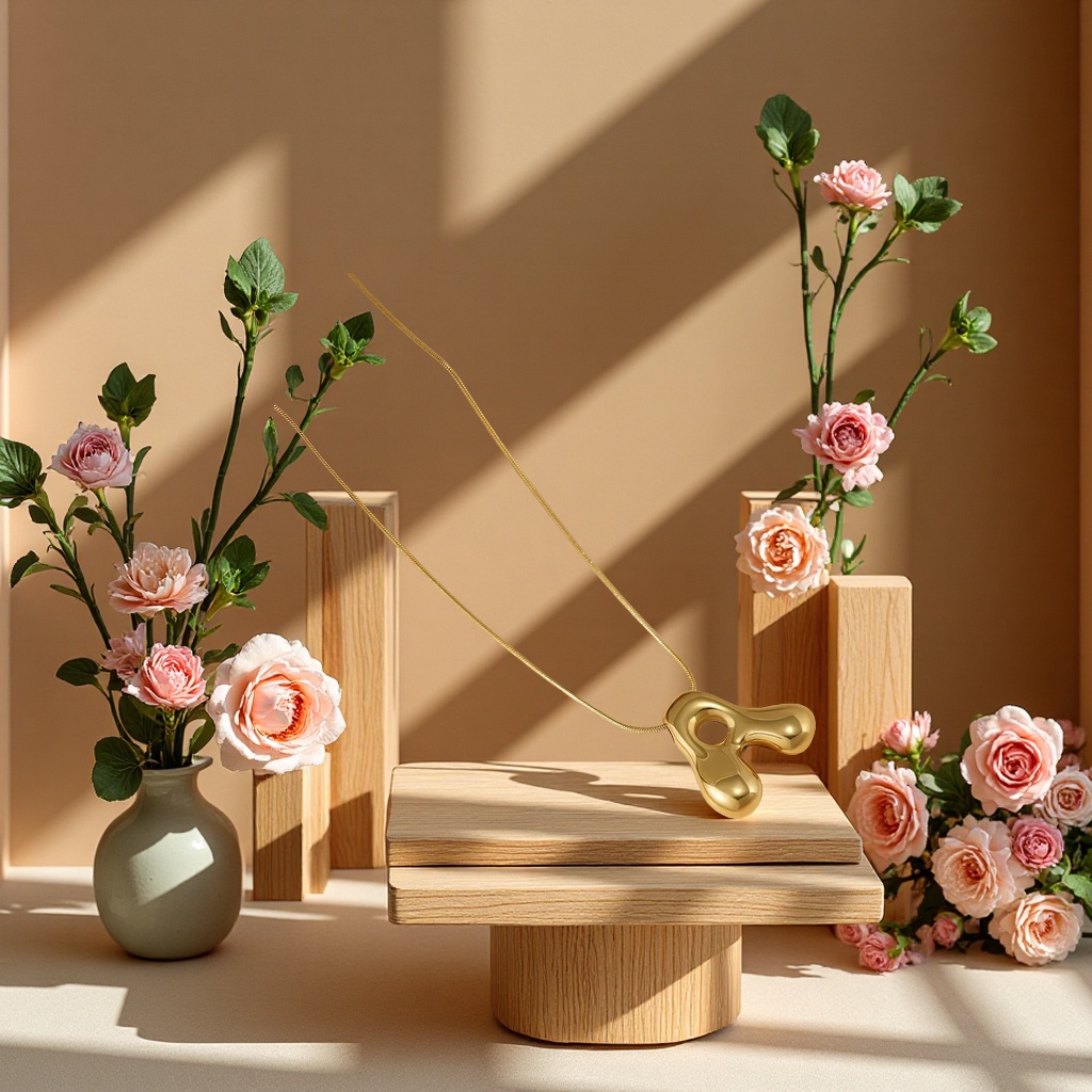 Fashionable and simple metal necklace, a versatile, trendy and personalized accessory for women. A long necklace for couples as a gift detail image 1