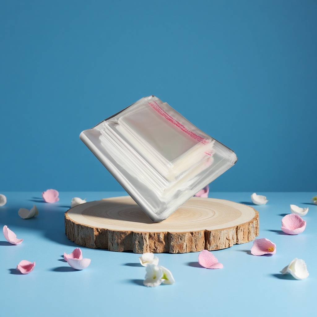 opp自粘袋不干胶塑料袋定制透明包装袋服装封口袋现货塑料自封袋