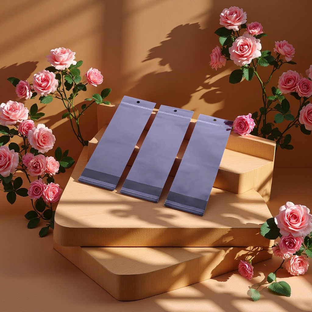 opp packaging bag with card head