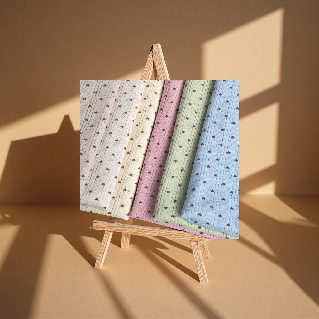 春夏针织提花碎花印花面料童装吊带家居服DIY布料居家布艺绣品