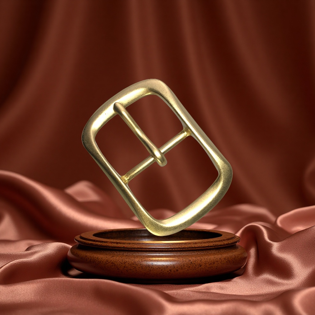 男士针扣皮带扣头加厚加宽铜黄铜打孔复古皮带配件饰品扣头