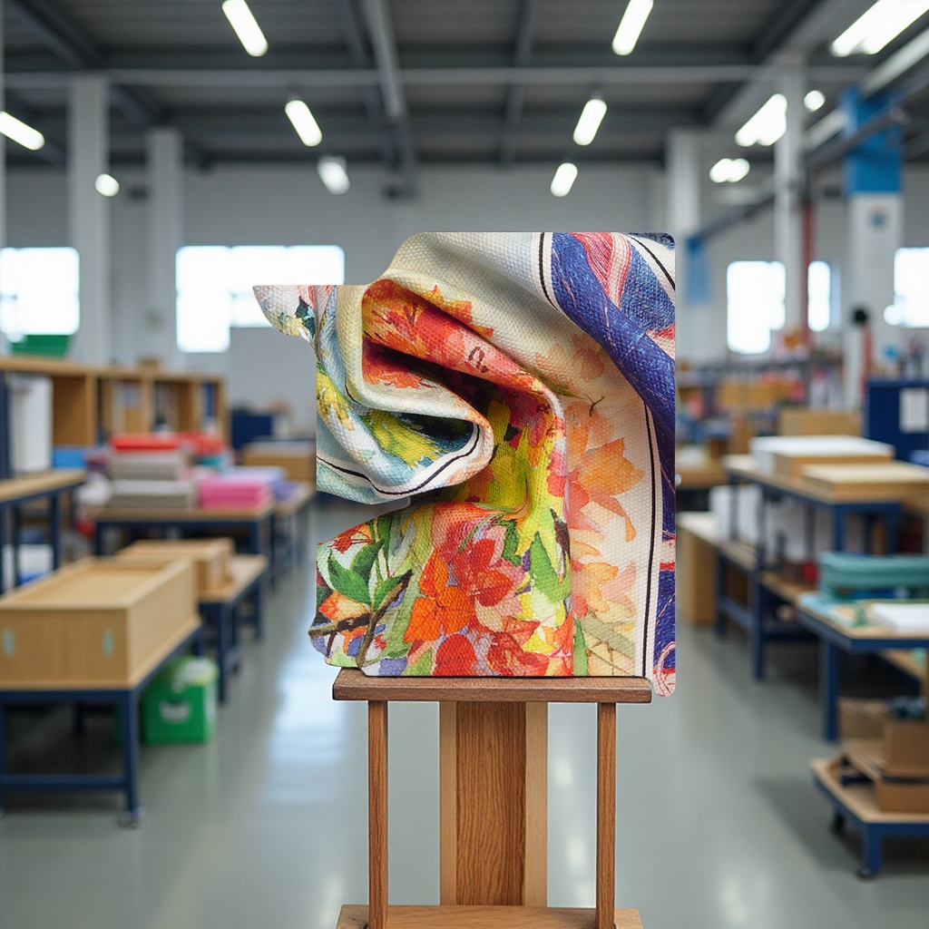 厂家全棉布料印花加工专业数码直喷服装面料纺织皮革扎染布印花工艺