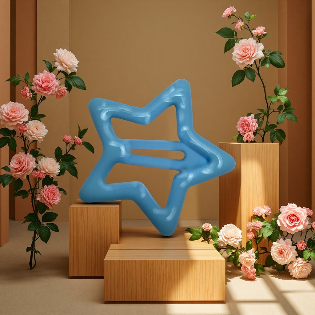 五角星BB夹滴油3公分点点装饰滴油画点点洒粉夹子创意美甲用品