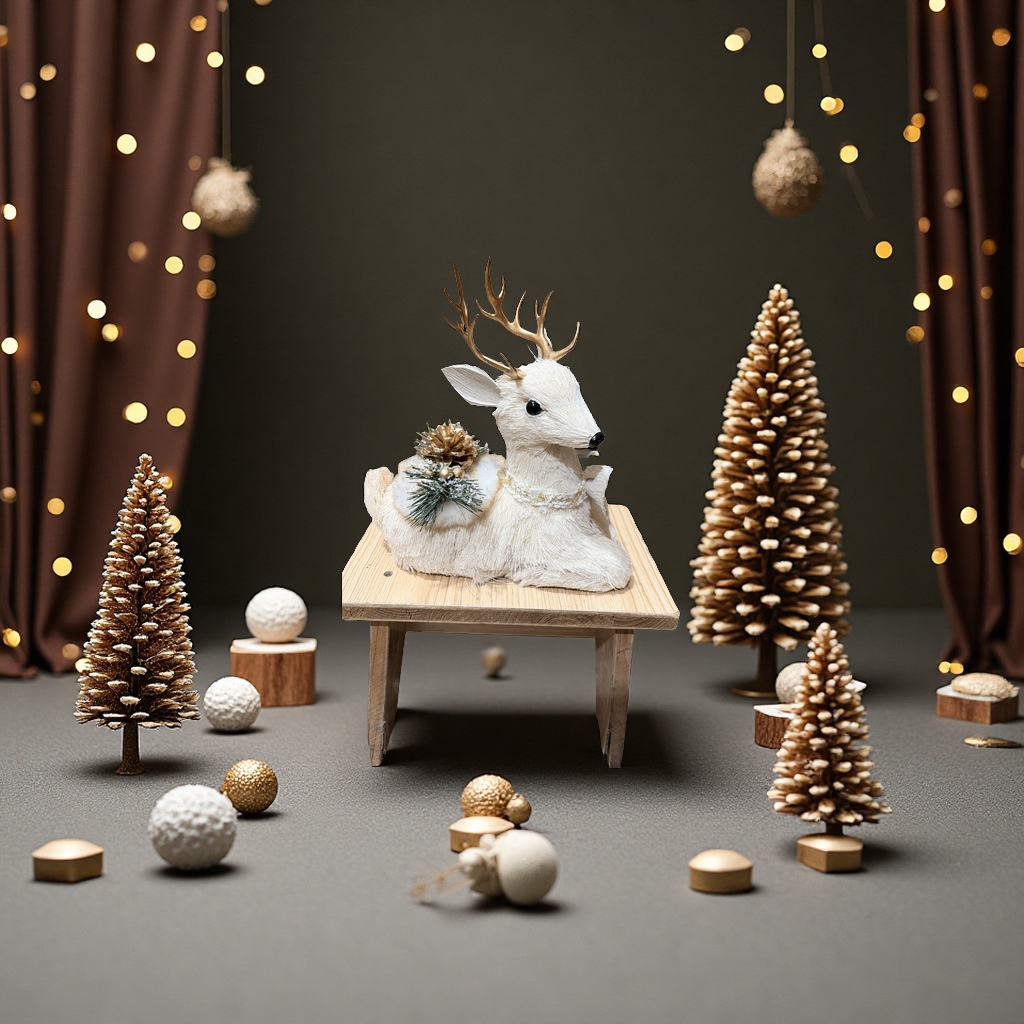 圣诞节装饰品圣诞鹿摆件节日家居装饰圣诞树挂件圣诞节礼物装饰品