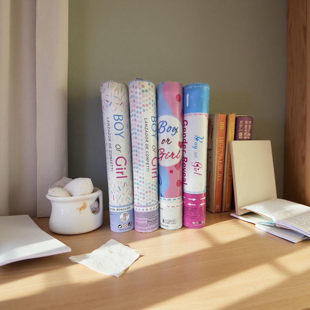 性别揭示用品 婴儿性别揭示布景布料 婴儿派对装饰 生日庆典道具 多款可选