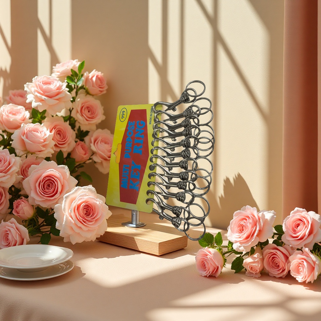 亚克力钥匙扣女2024可爱配件时尚创意钥匙链多功能挂件卡通潮流产品图