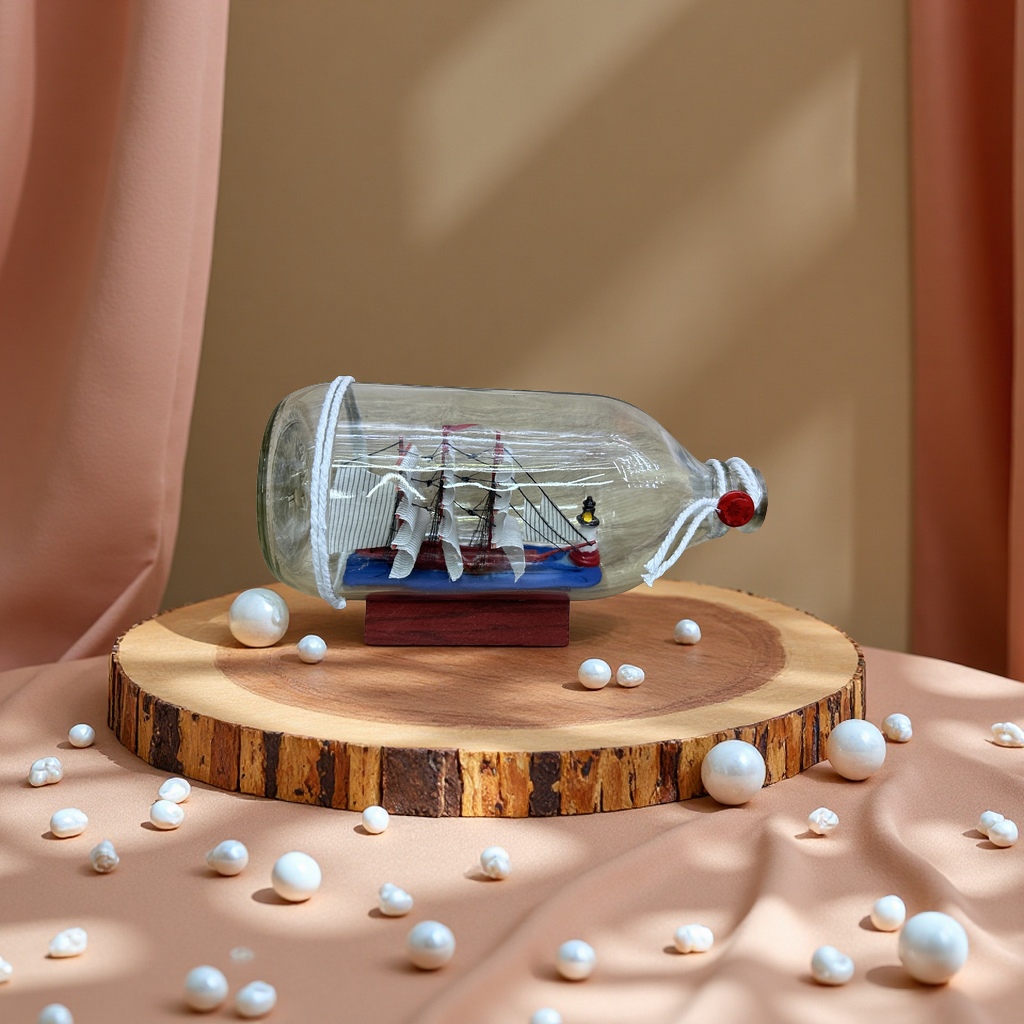 帆船模型手工制作仿真航海工艺品装饰收藏摆件礼品儿童玩具