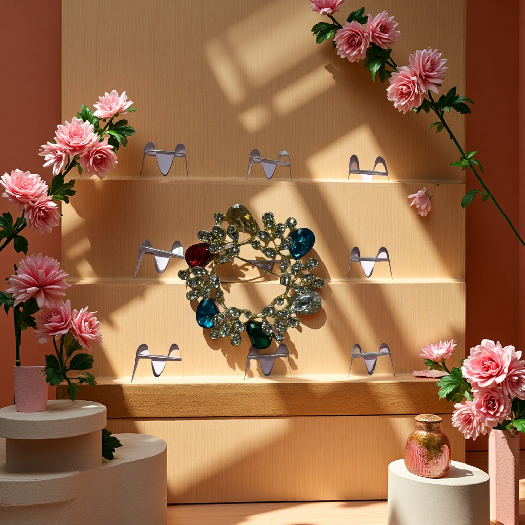 时尚金属胸针别针饰品简约百搭女士配饰礼品装饰品