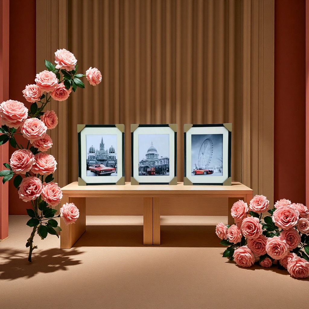 创意简约装饰画框现代客厅卧室挂画框艺术挂框家居装饰用品动物油画框画框纯白手写板4寸木框油画框油画框