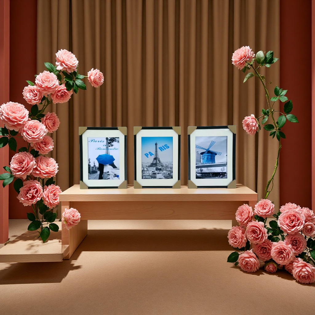 创意简约装饰画框现代客厅卧室挂画框艺术挂框家居装饰用品动物油画框画框纯白手写板4寸木框油画框油画框产品图