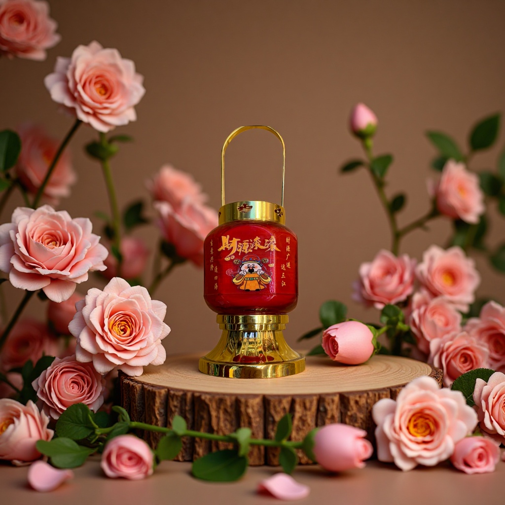 Two days of fook long butter glass lamp details Picture