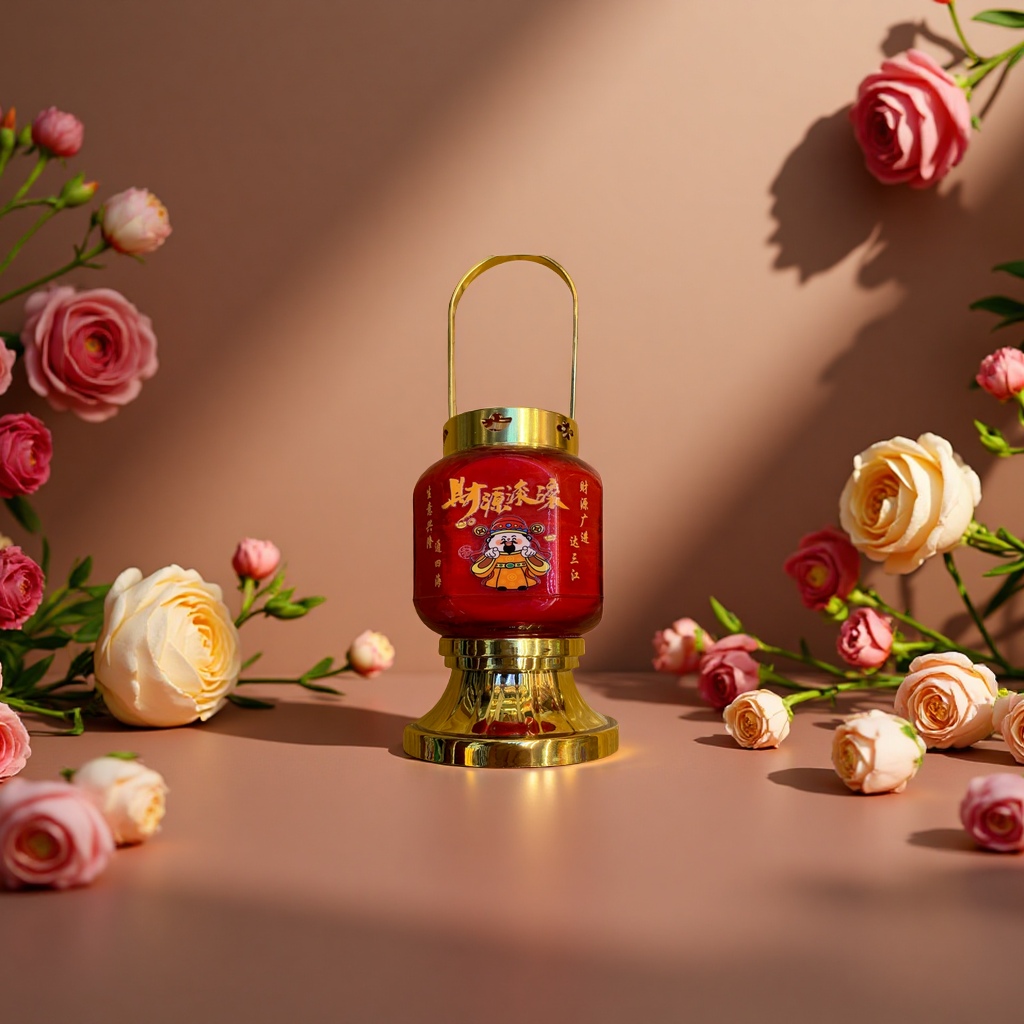 Two days of fook long butter glass lamp Specification image